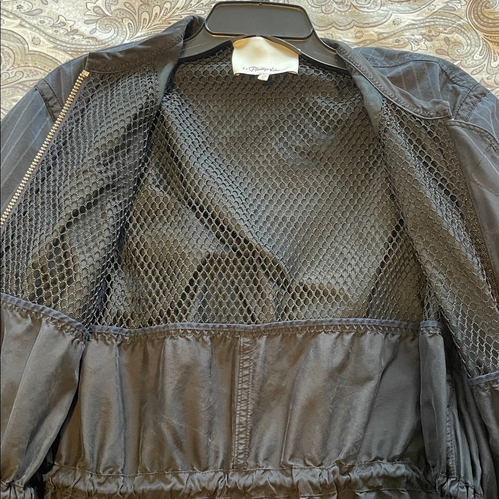 3.1 Phillip Lim Pinstripe Zip-Up Jacket - Picture 12 of 14
